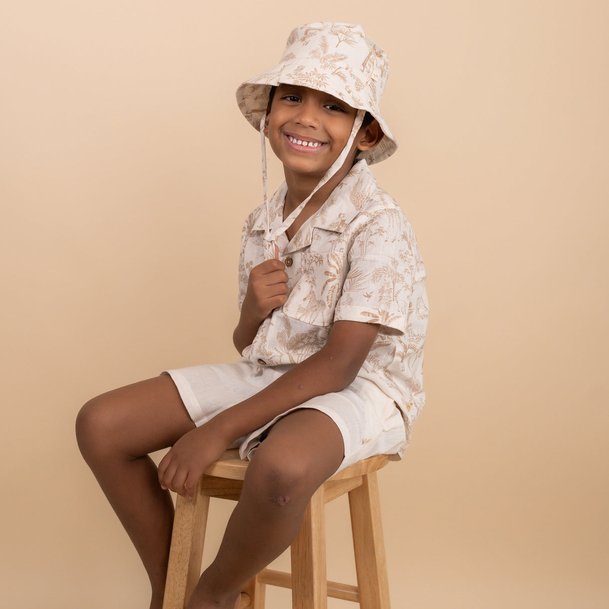Organic Shirt & Shorts Set - Wild Tropics - HoneyBug