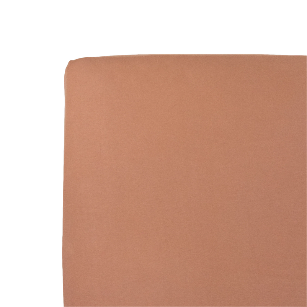 Stretch Knit Crib Sheet - Terracotta - HoneyBug