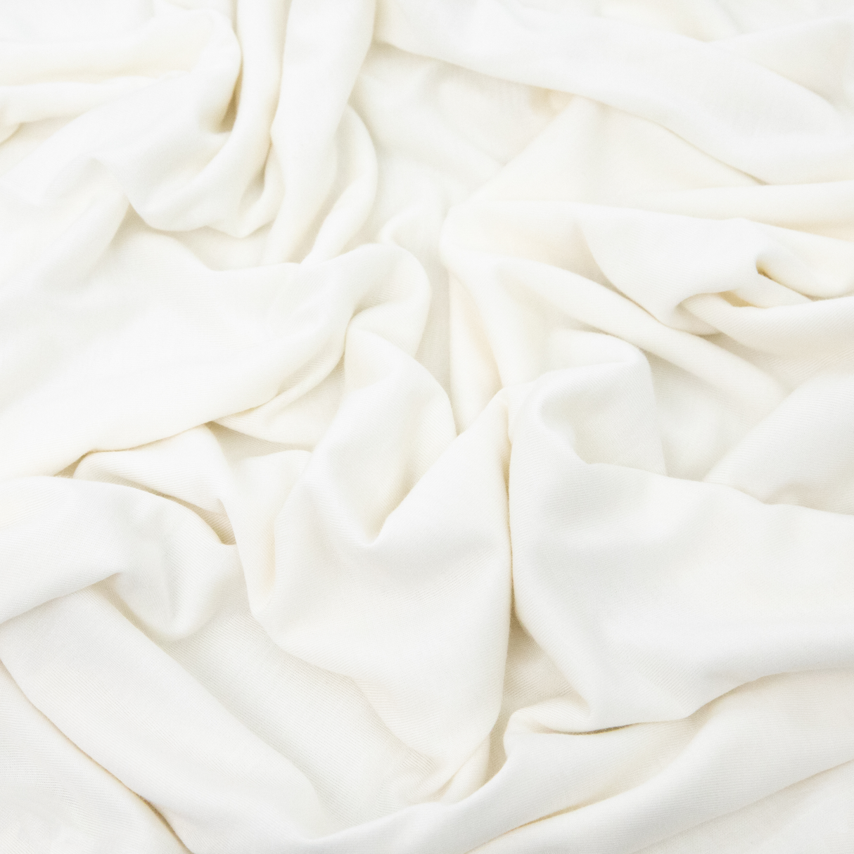 Stretch Knit Swaddle Blanket - White - HoneyBug