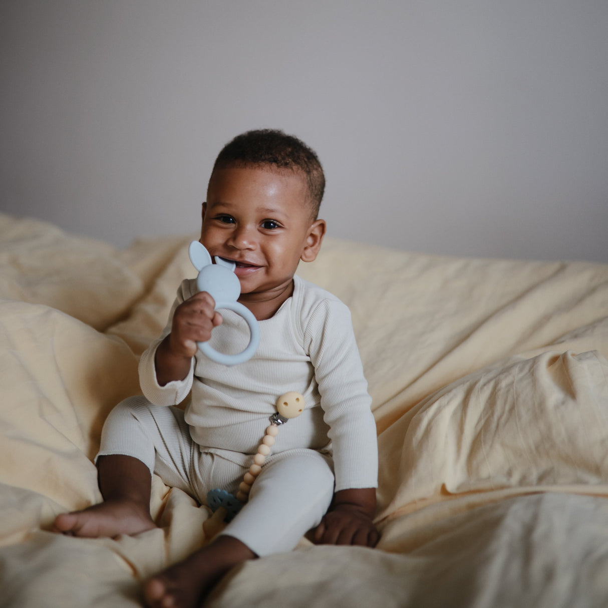 Bunny Teether - Sage - HoneyBug