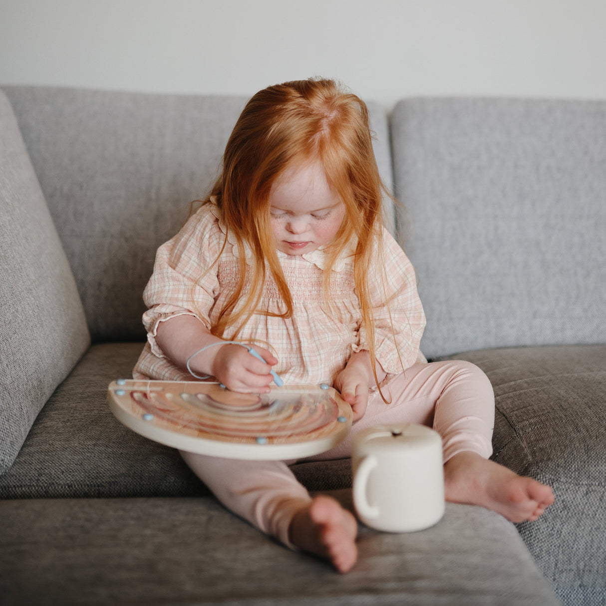 Wooden Magnetic Rainbow Maze