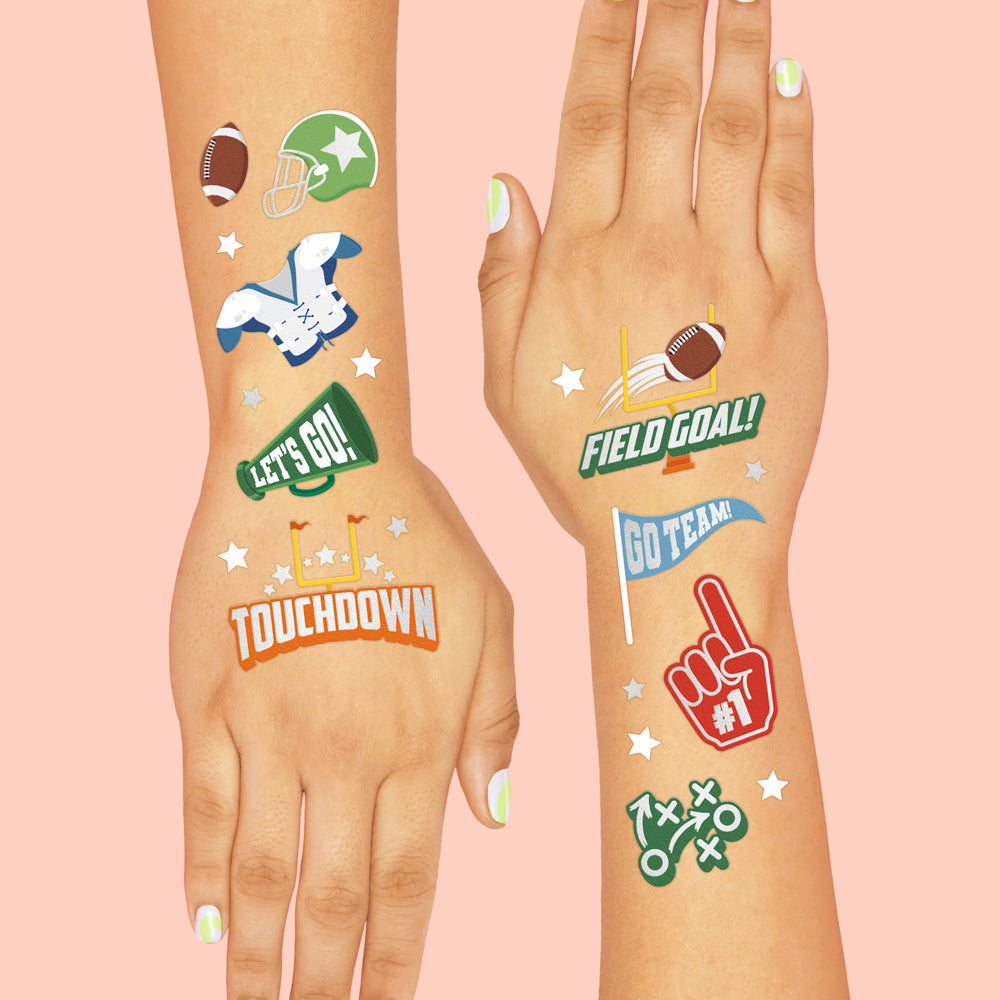 Football Tats - 60 Temporary Tattoos