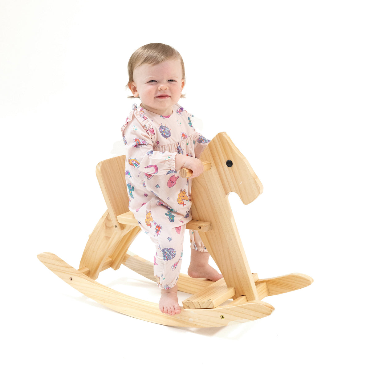 Ruffle Sleeve Romper - HoneyBug