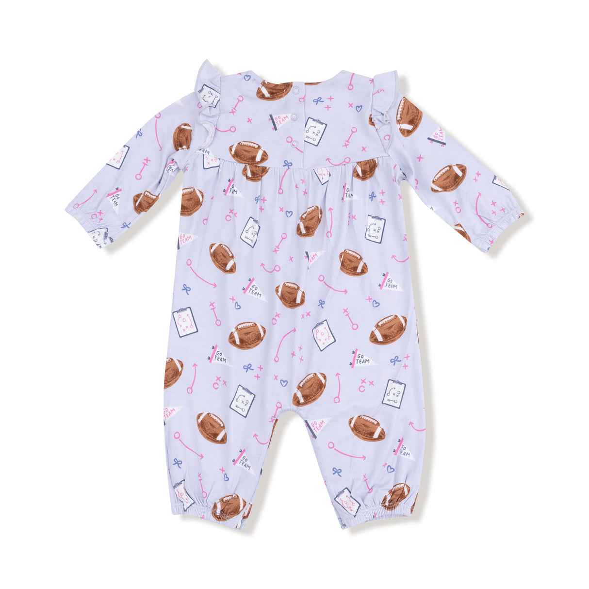 Ruffle Sleeve Romper - HoneyBug