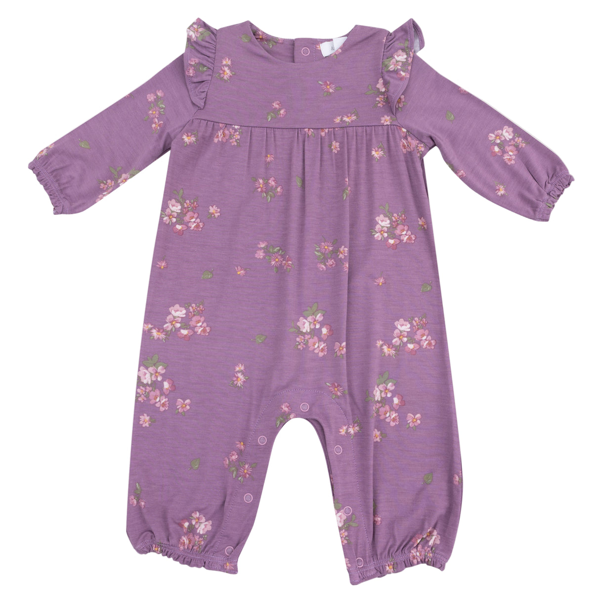 Ruffle Sleeve Romper - HoneyBug