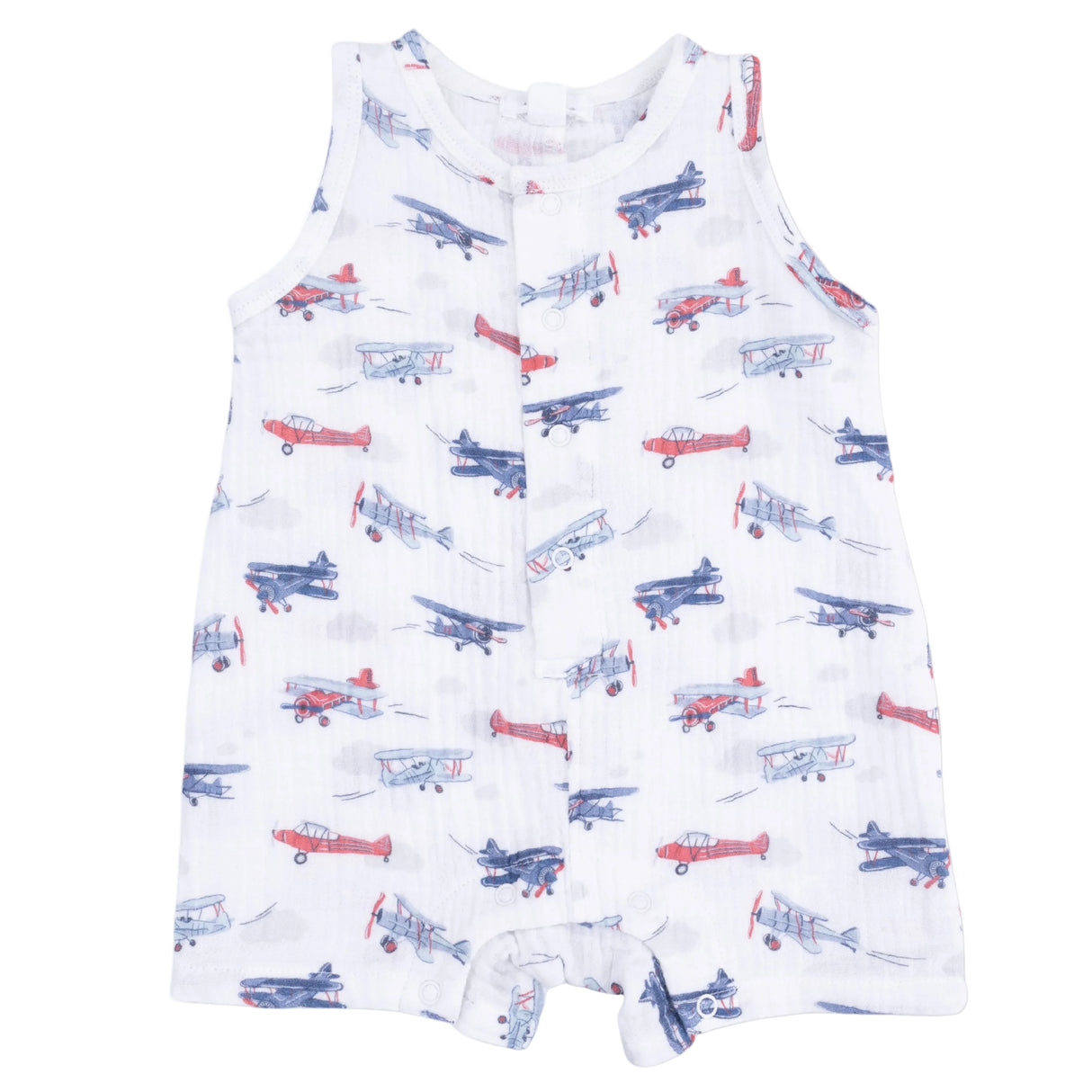 Vintage Planes - Sleeveless Shortie Romper