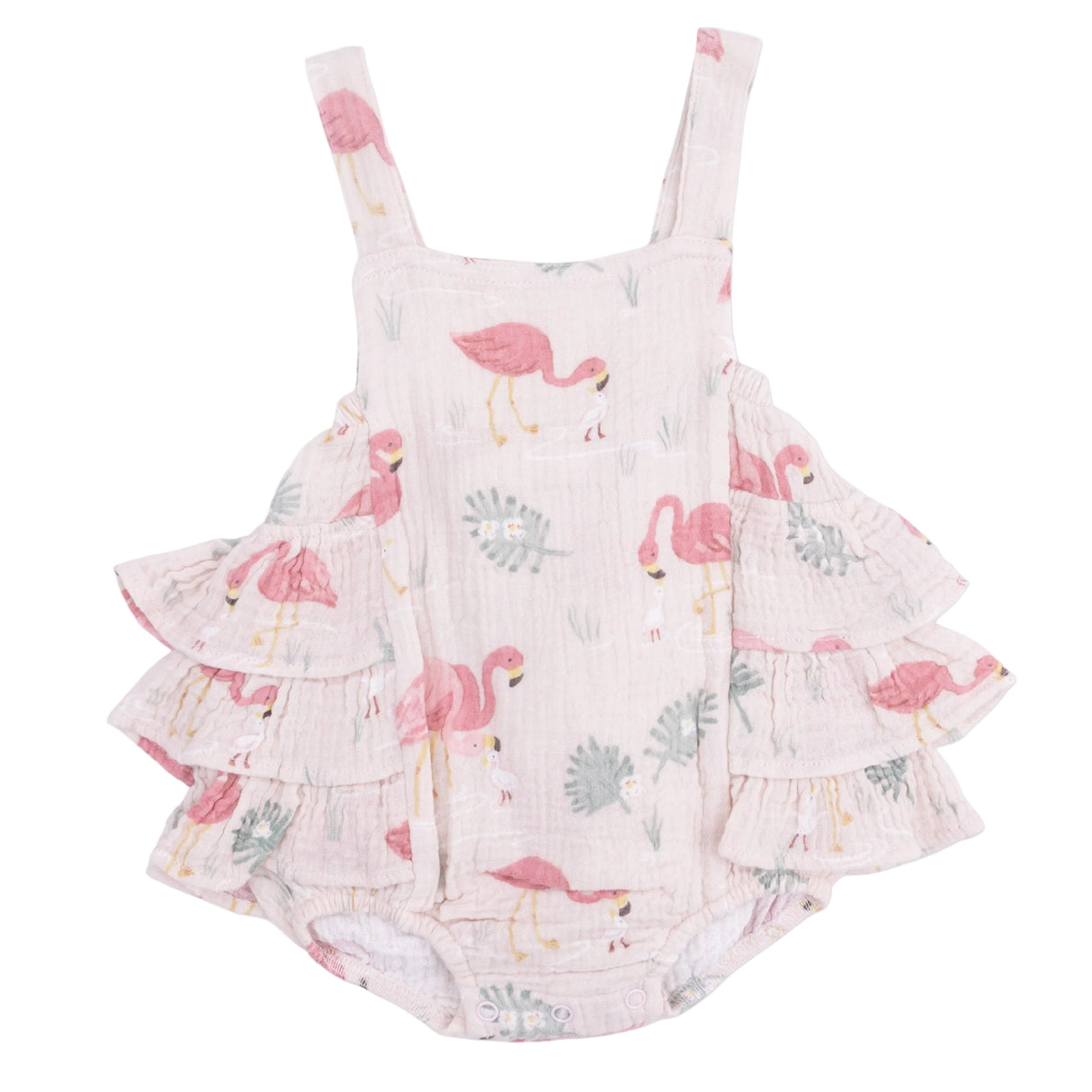 Flamingos - Ruffle Sunsuit