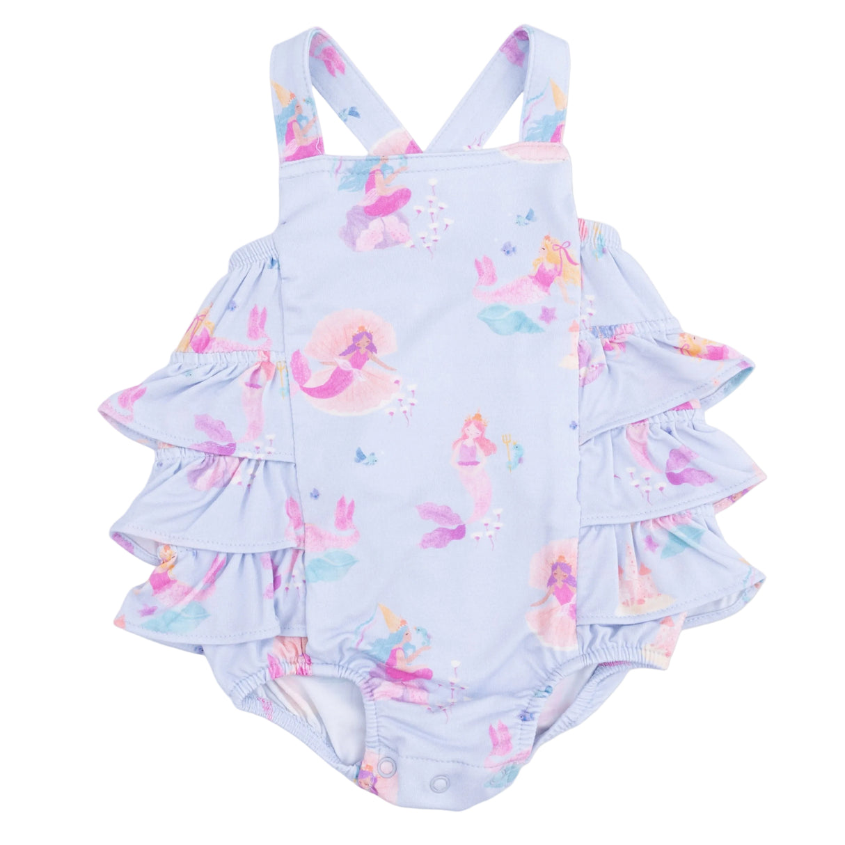 Mermaid Princesses - Ruffle Sunsuit
