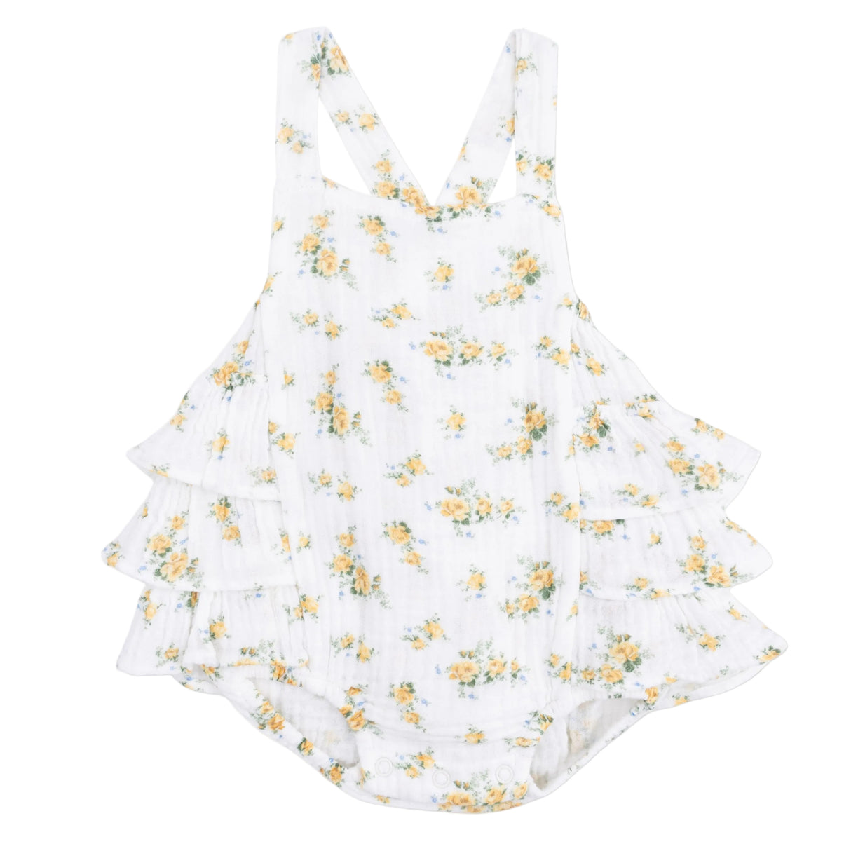 Sunshine Roses - Ruffle Sunsuit