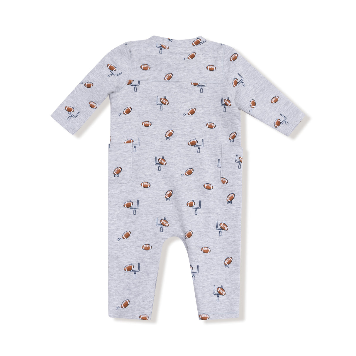 Uni Romper - Football Field Goal - HoneyBug