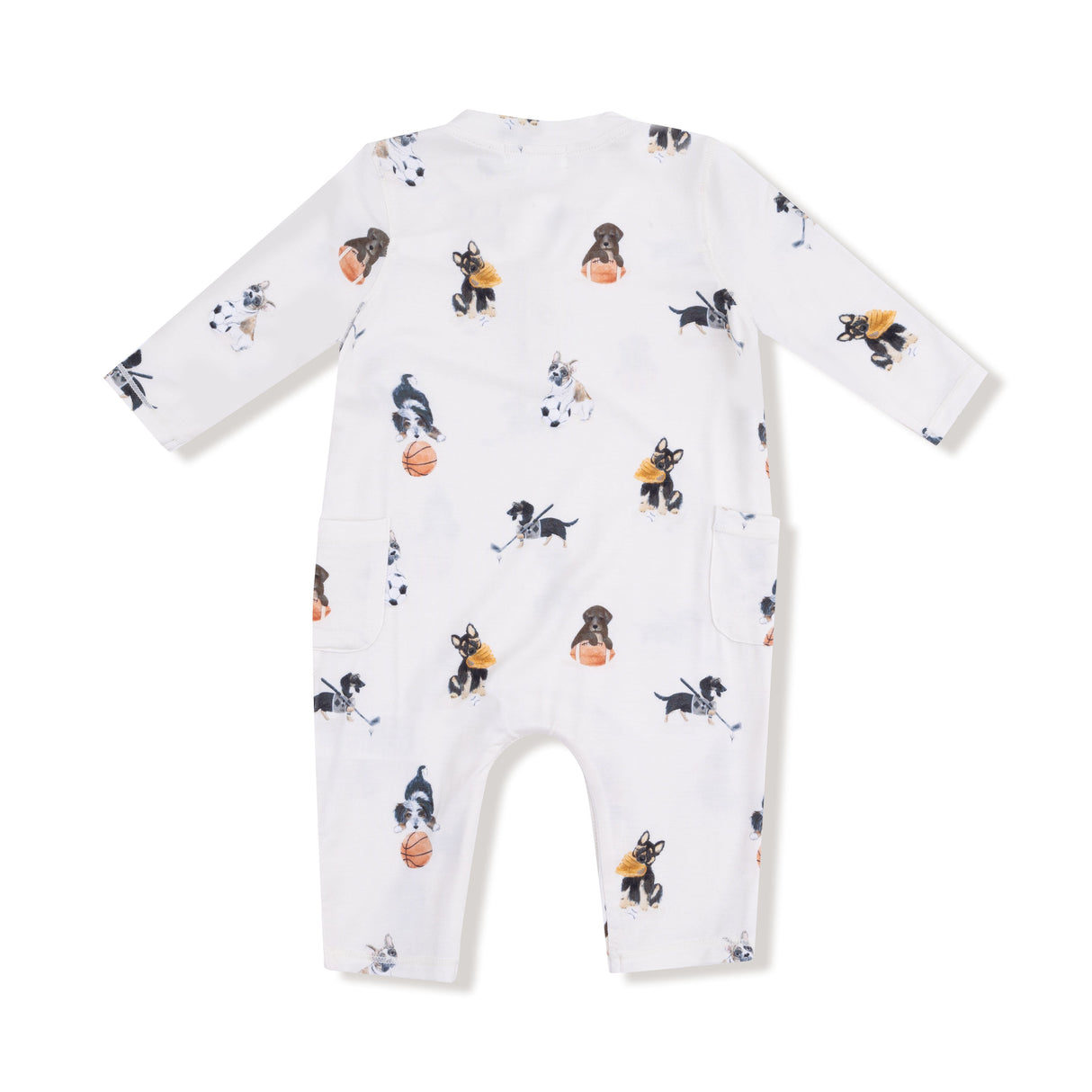 Uni Romper - Sporty Puppies - HoneyBug