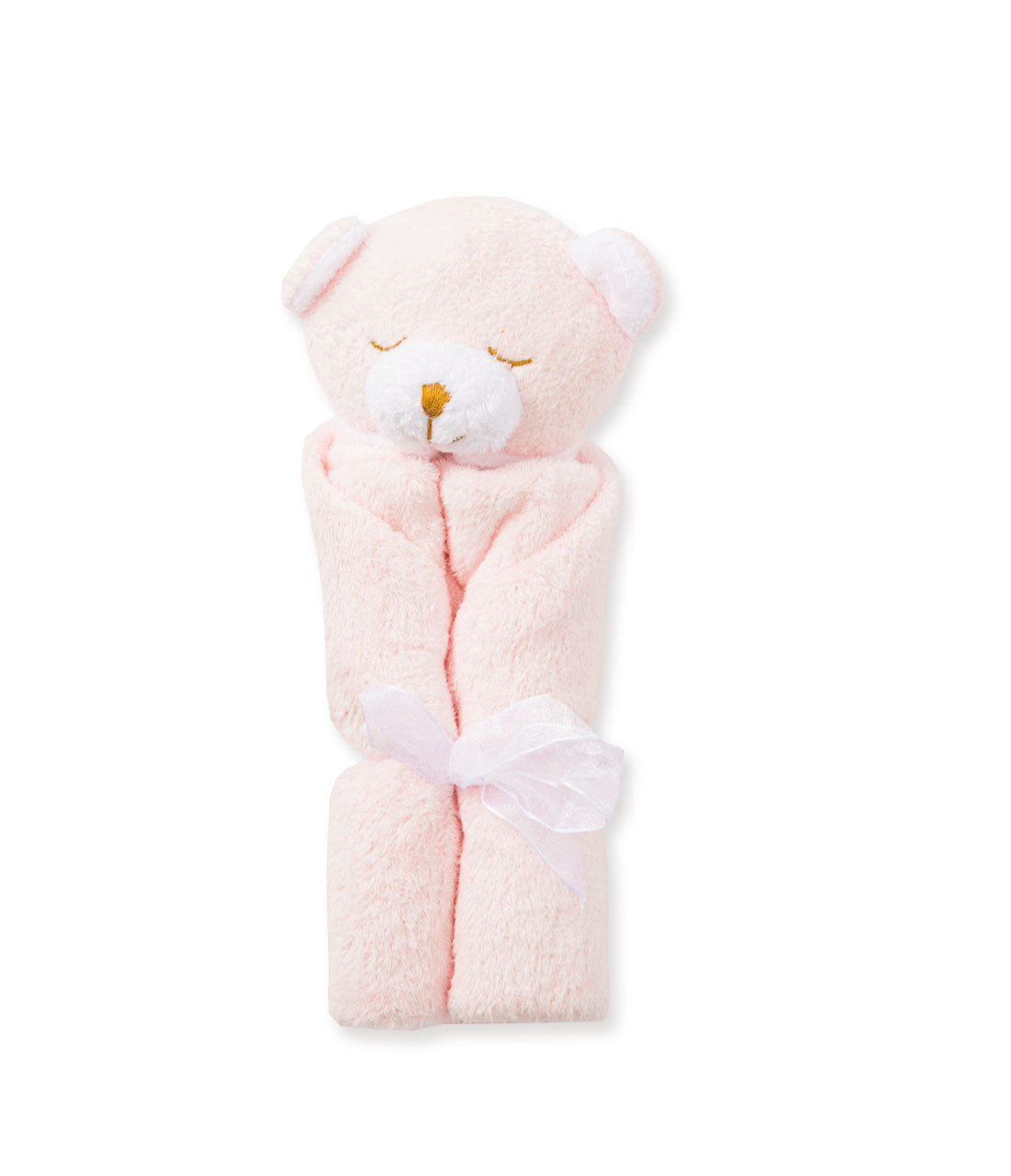 Lovie Blankie - Bear Pink - HoneyBug