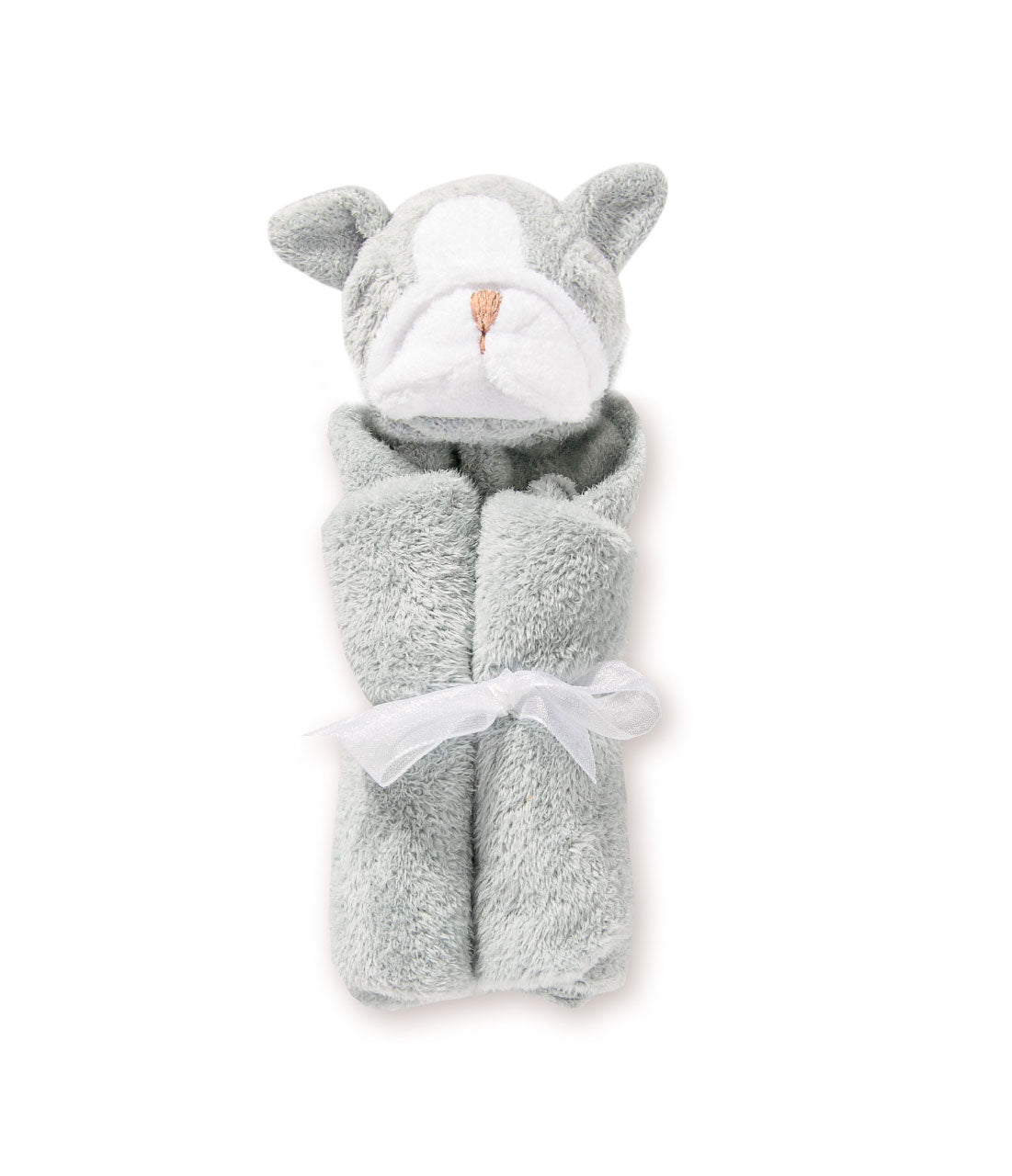 Lovie Blankie - Grey Bulldog - HoneyBug