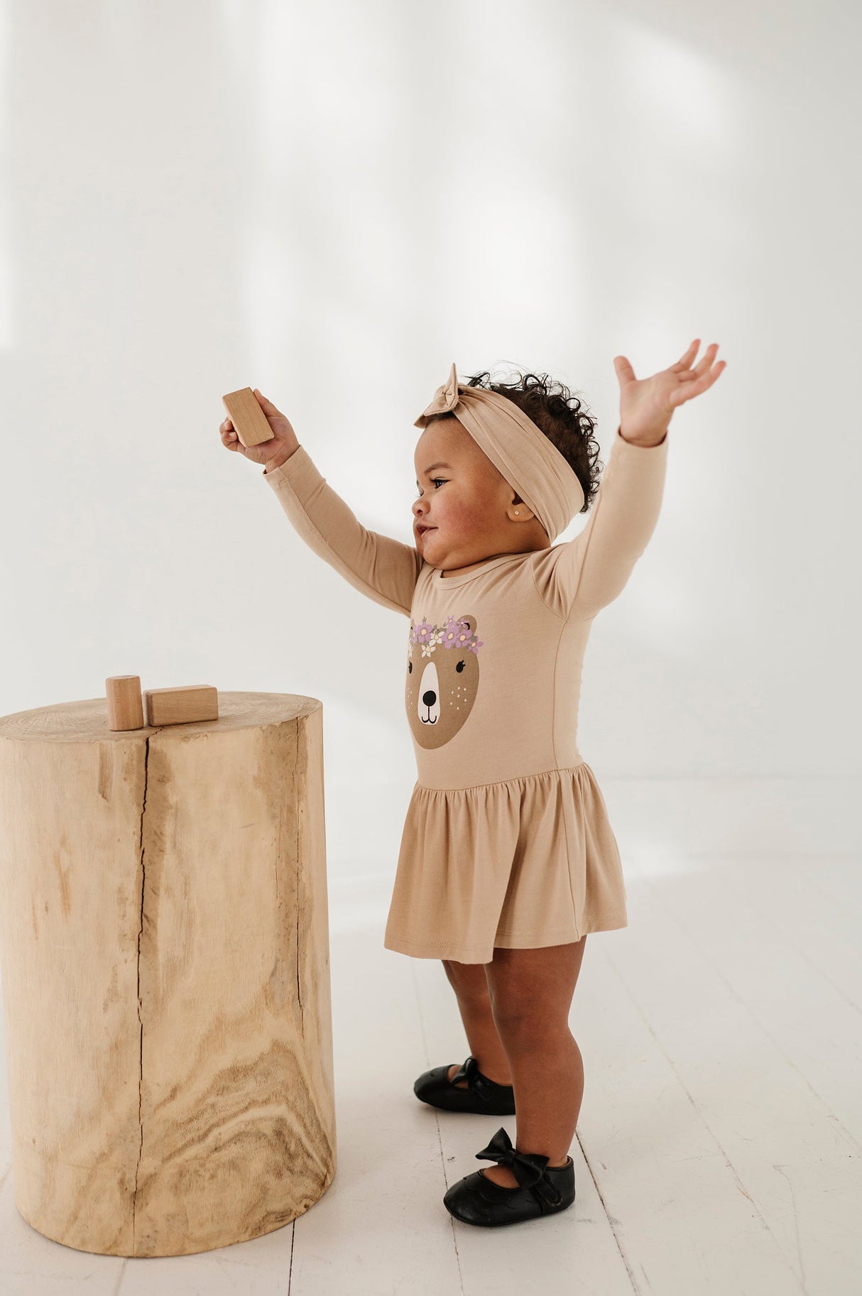 Girl's Bodysuit Dress Set - HoneyBug