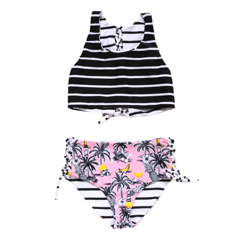 Silver Moon Two Piece Swimsuit (reversible) - HoneyBug