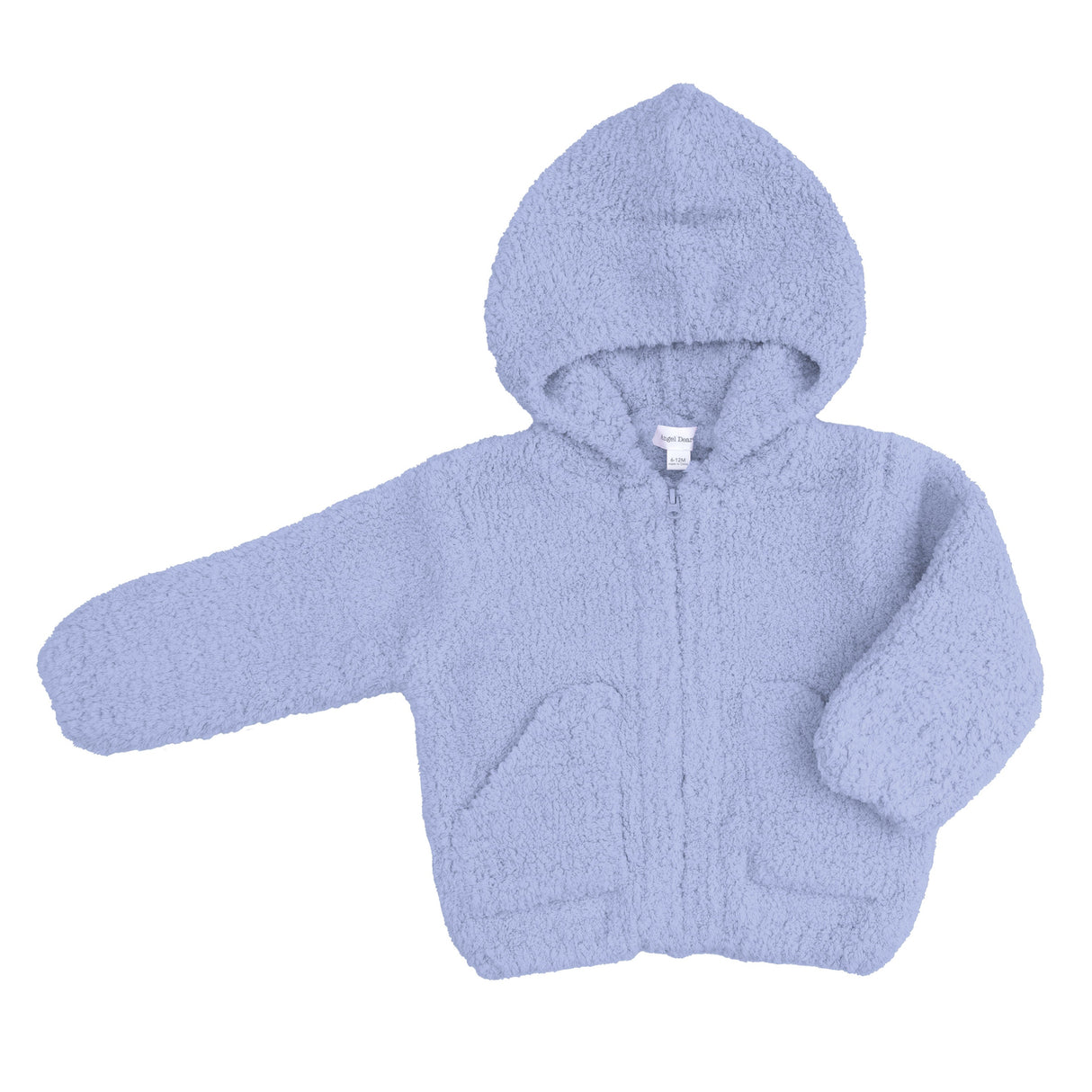Chenille - Dusty Blue Hooded Jacket