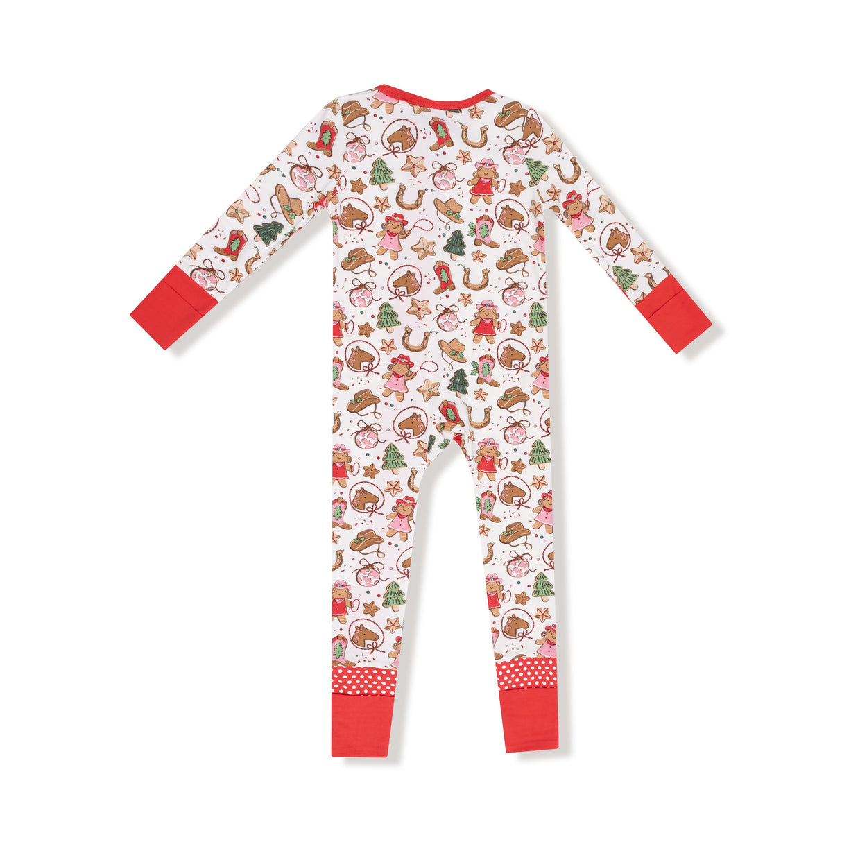 Convertible Romper - Cowgirl Christmas - HoneyBug