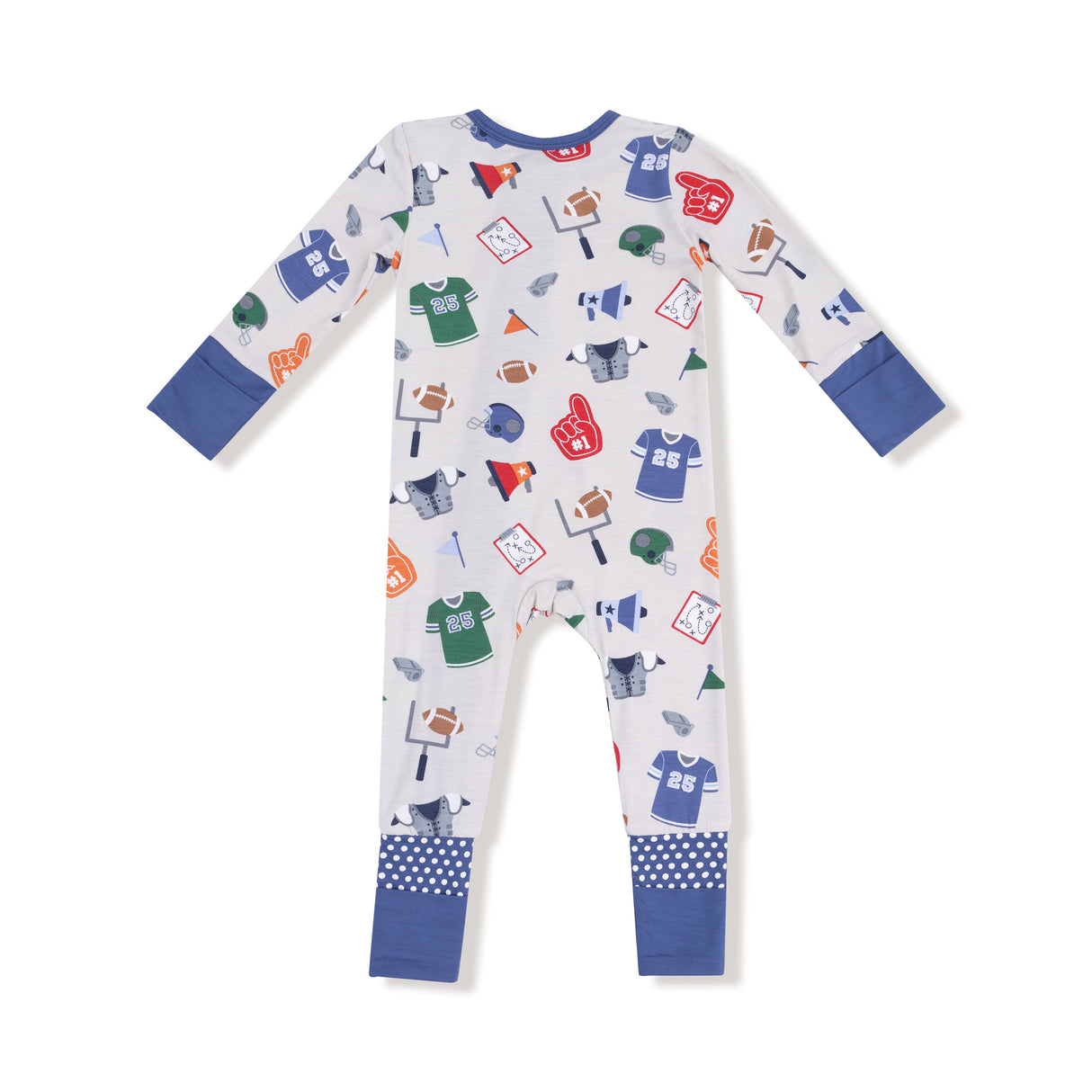 Convertible Romper - Game Day Grey - HoneyBug