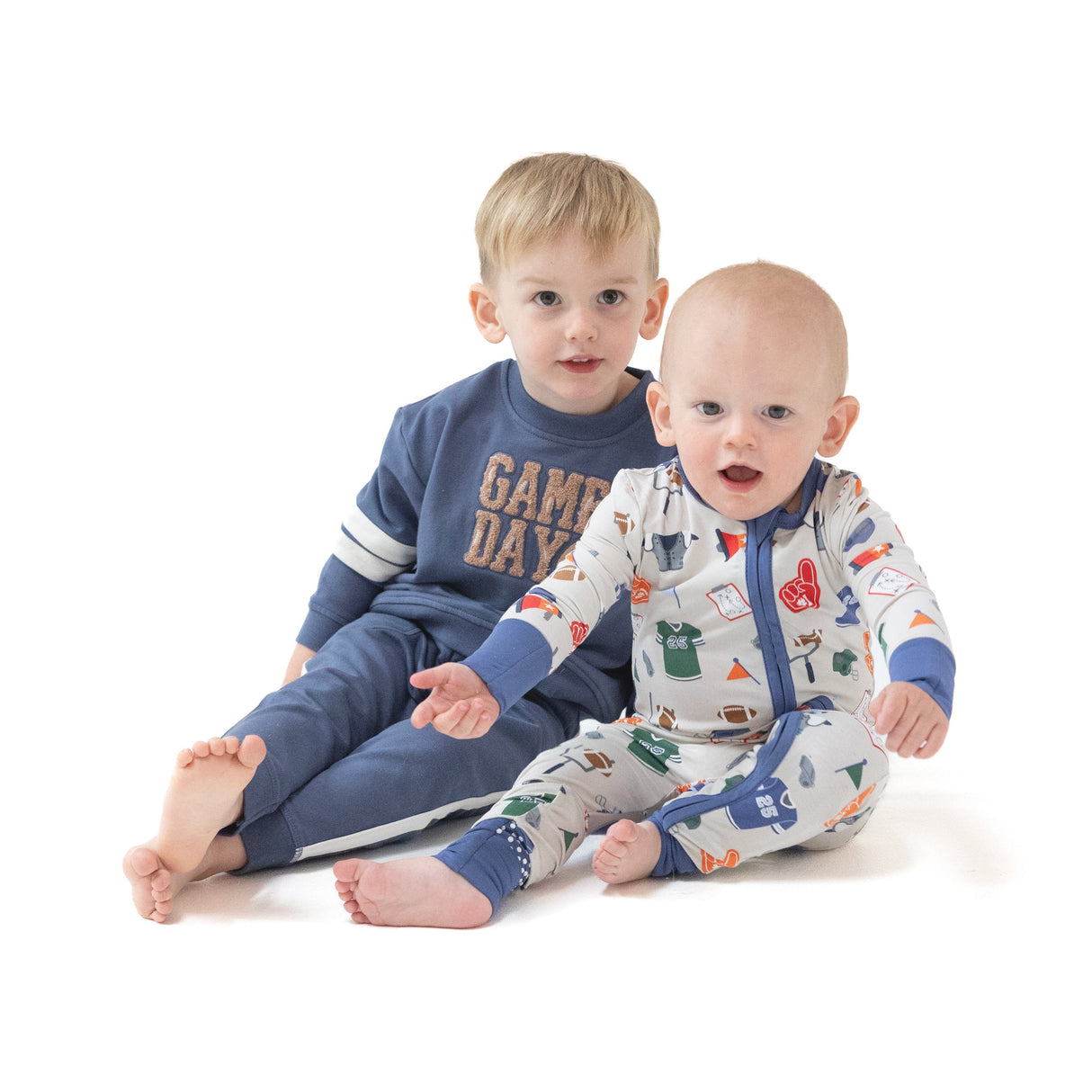 Convertible Romper - Game Day Grey - HoneyBug