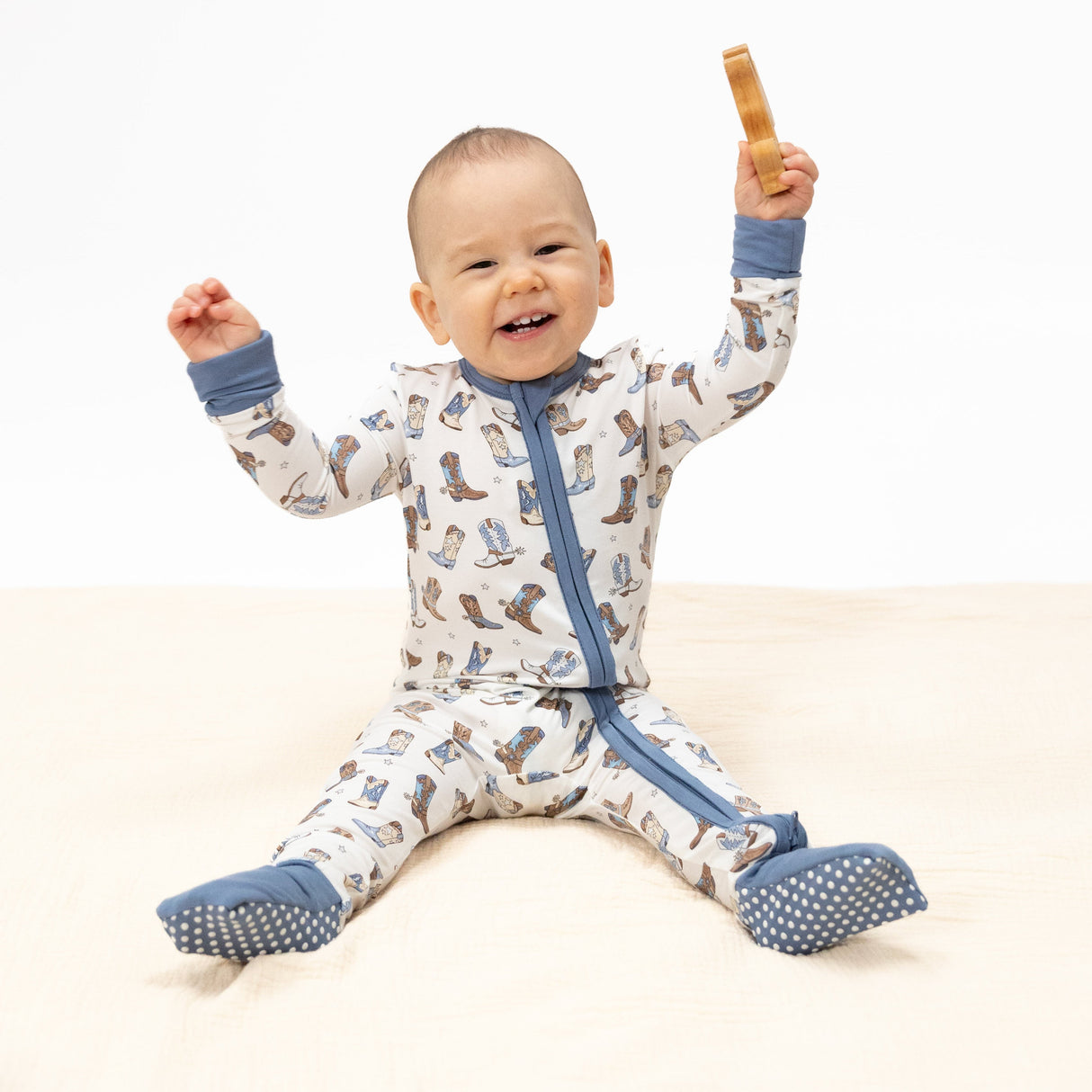 Cowboy Boots - Convertible Romper