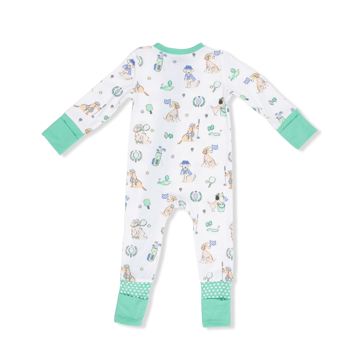 Country Club Dogs Neutral - Convertible Romper