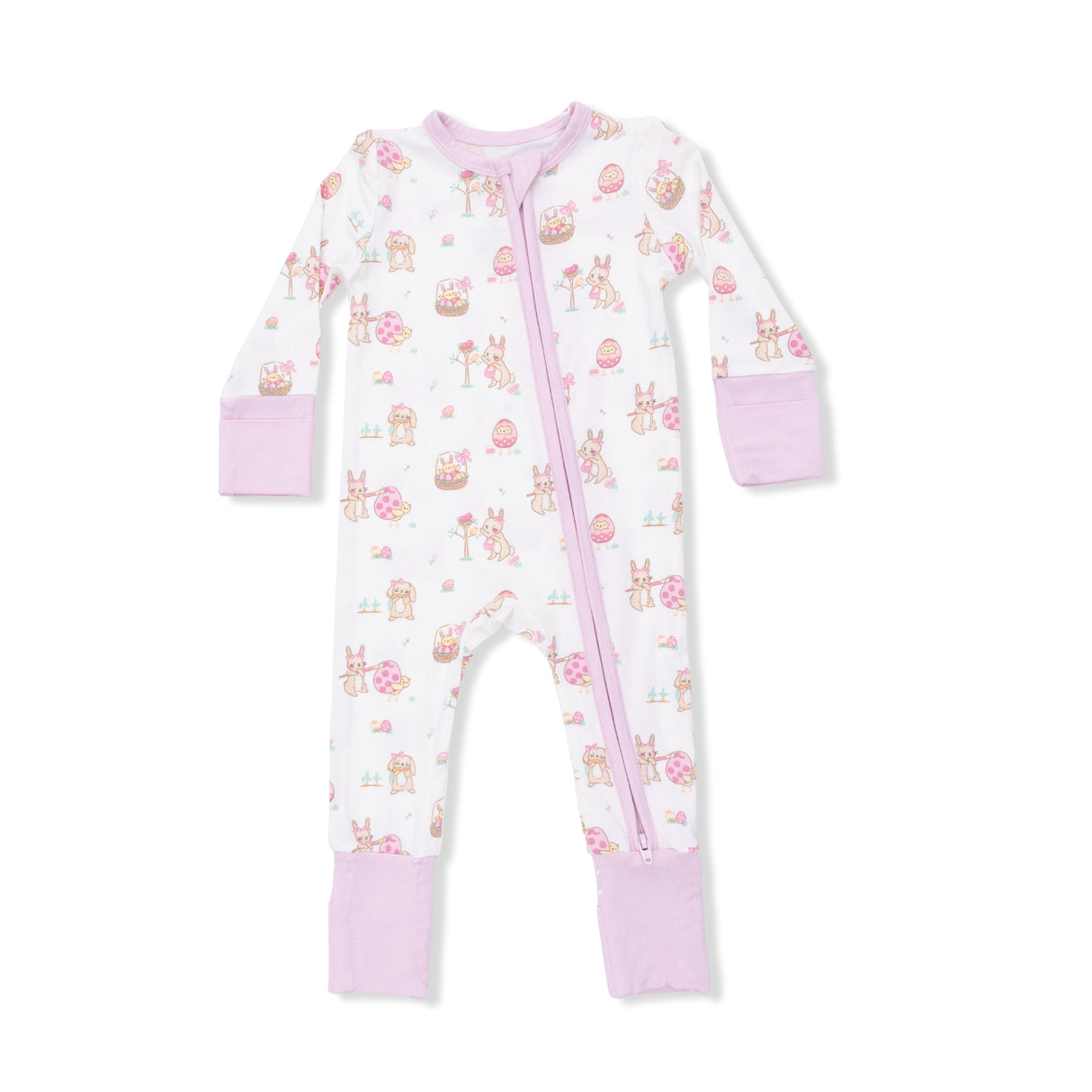 Easter Egg Hunt Pink - Convertible Romper