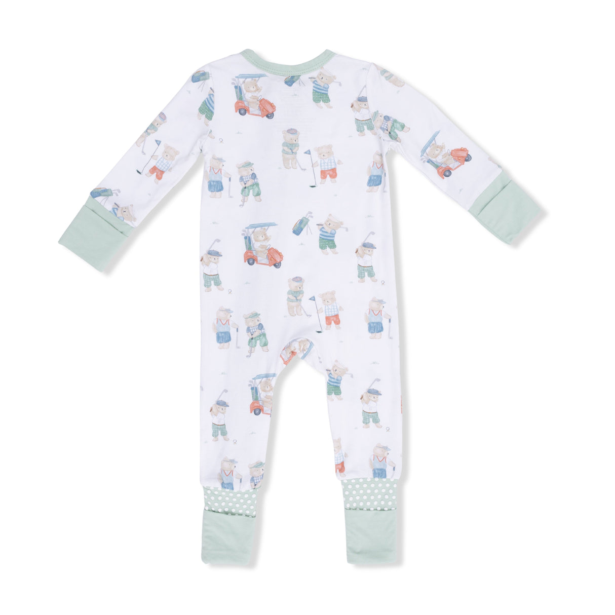 Golfing Teddy Bears - Convertible Romper