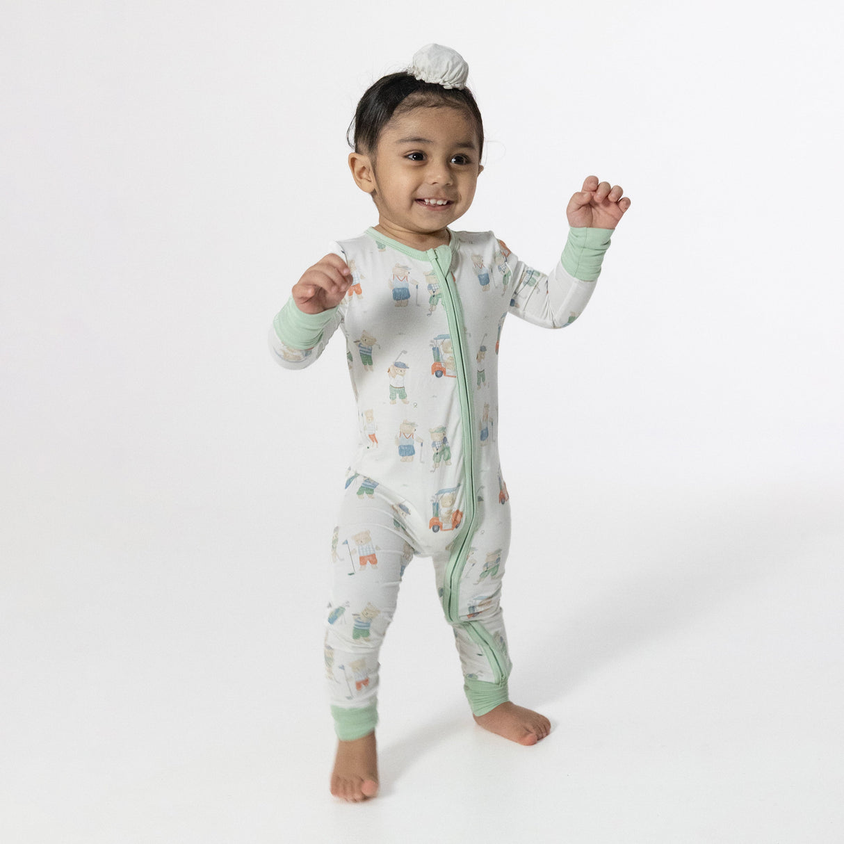 Golfing Teddy Bears - Convertible Romper