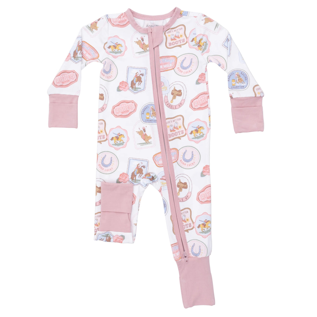 Rodeo Patches Pink - Convertible Romper