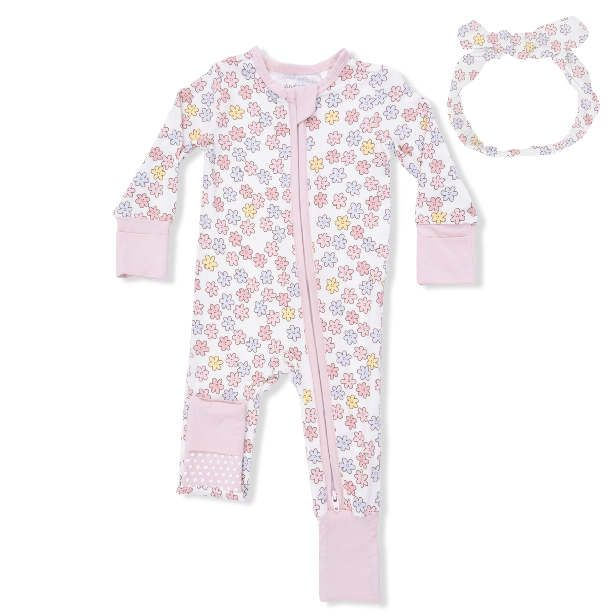 Sarah Floral - Convertible Romper & Headband