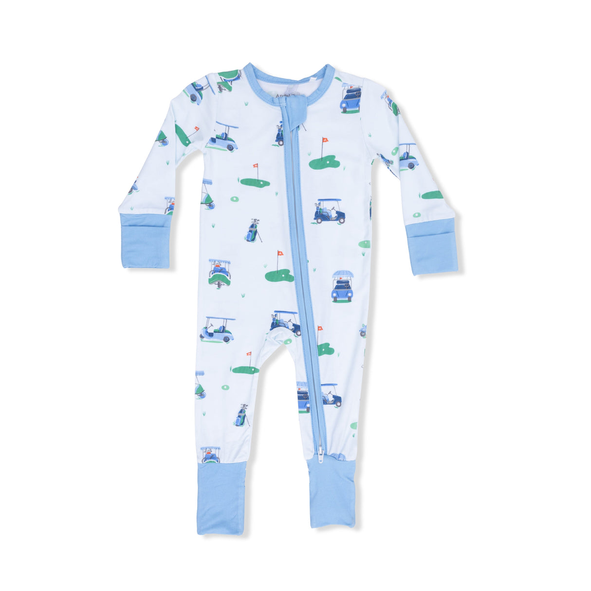 Vintage Golf Carts Blue - Convertible Romper