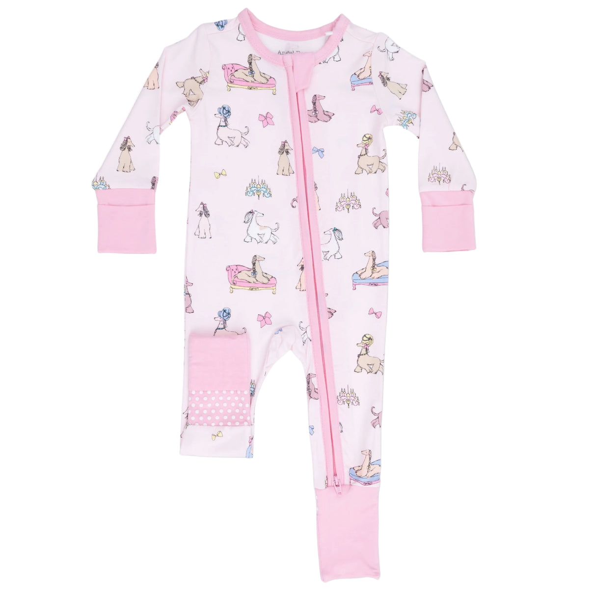 Fancy Hounds with Bows - Convertible Romper