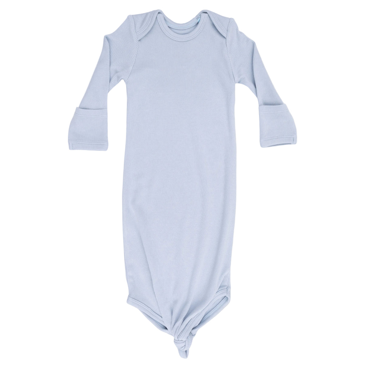 Solid Niagara Mist Rib - Knotted Gown