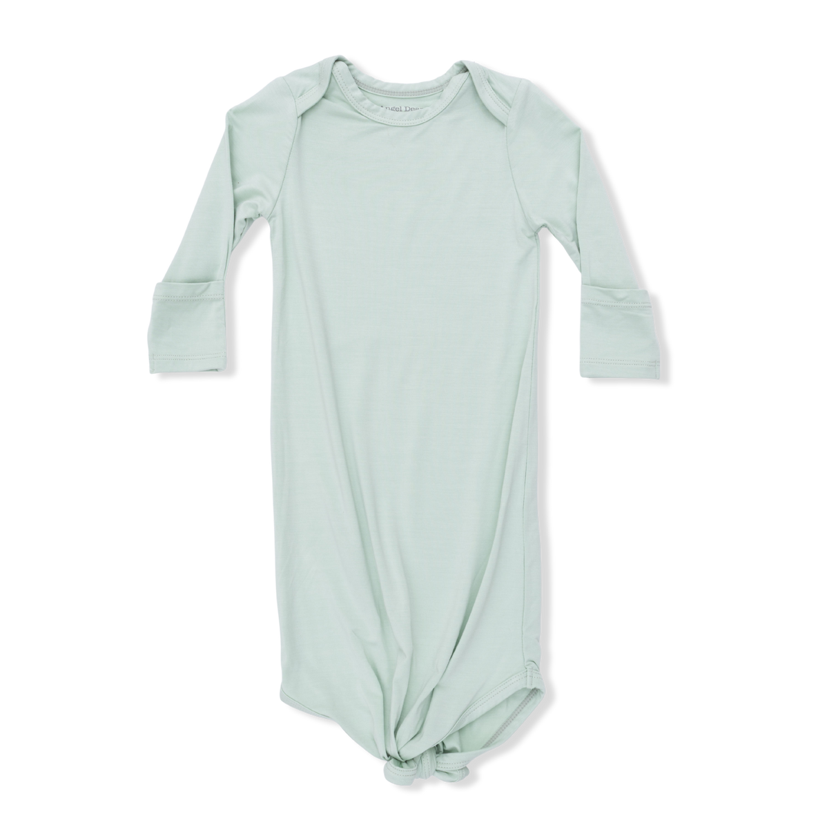 Solid Cameo Green - Knotted Gown and Hat