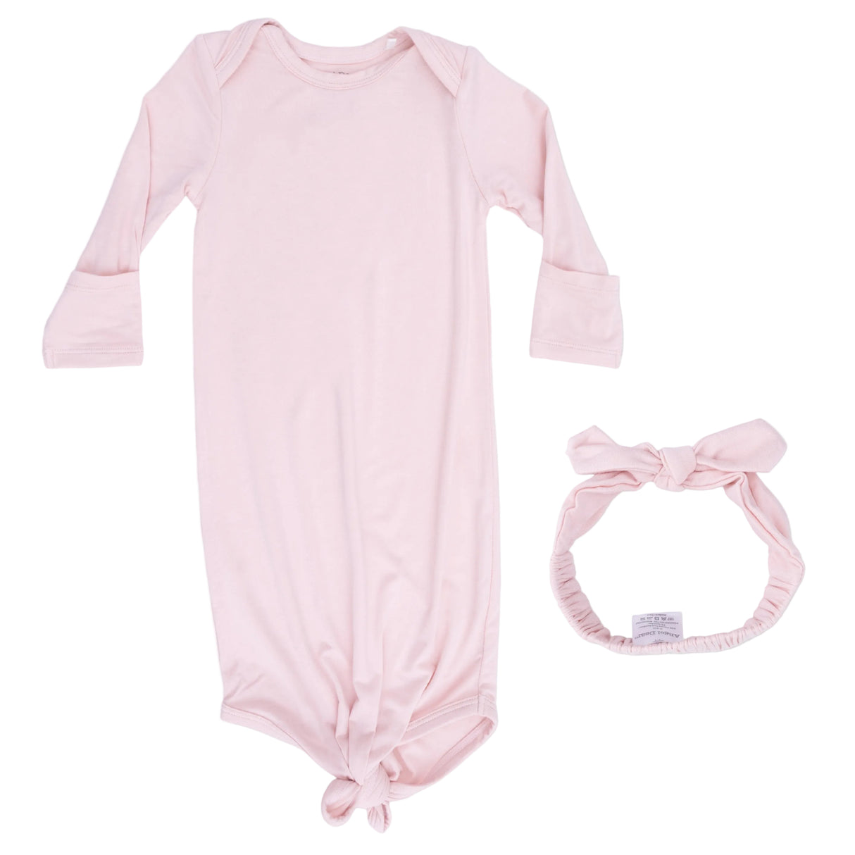 Solid Lotus - Knotted Gown and Headband