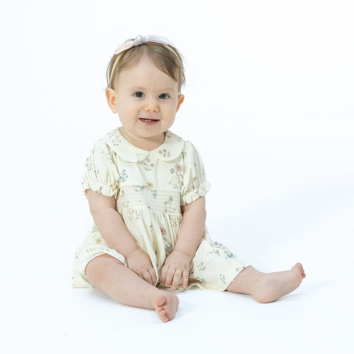 Flower Ducklings - Smocked Dress Set