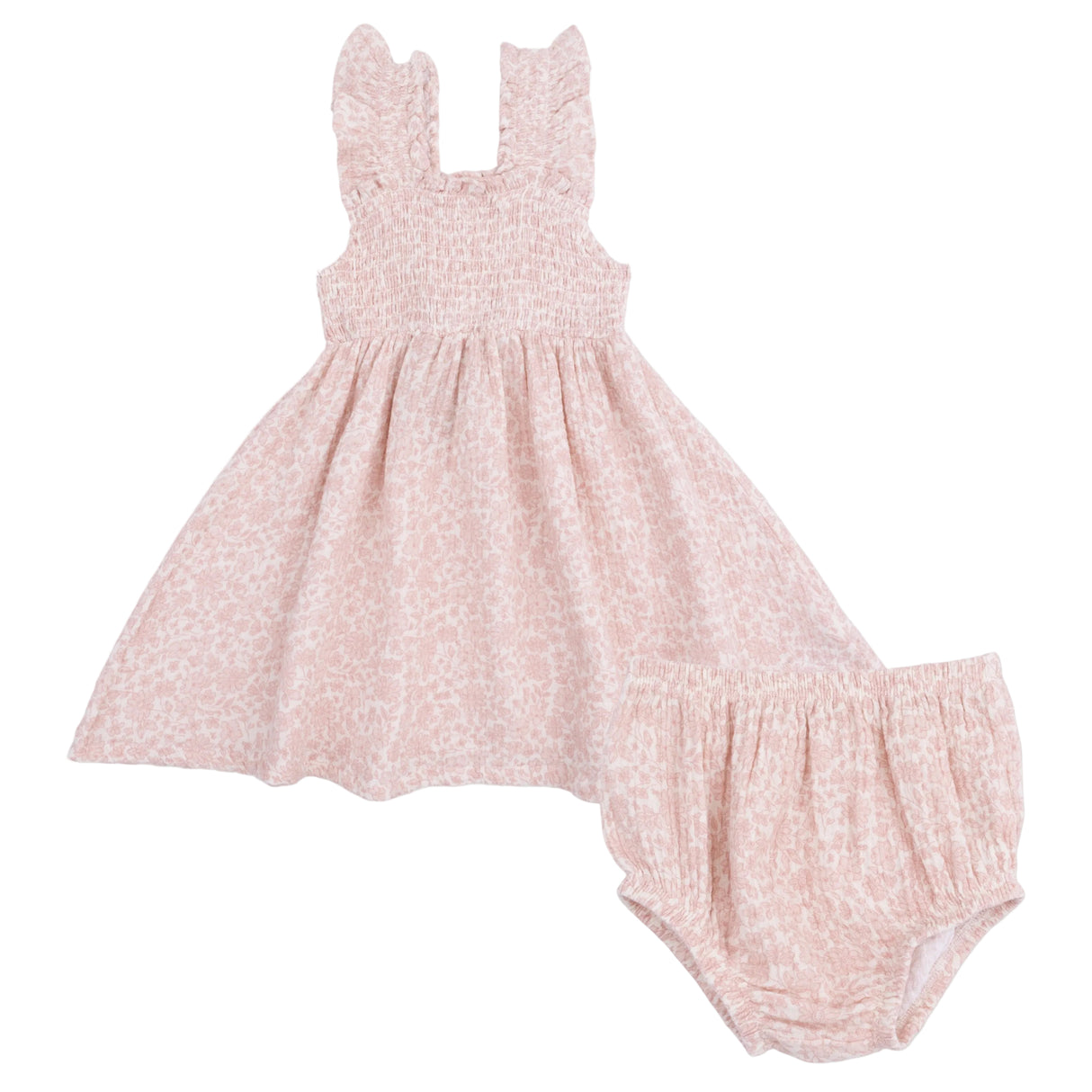 Harper Floral - Smocked Sundress with Bloomer