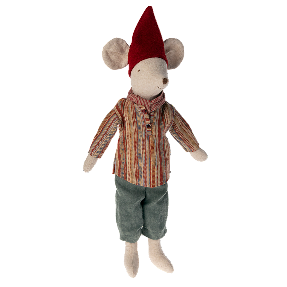 Medium Christmas Mouse, Boy - Scarf - HoneyBug