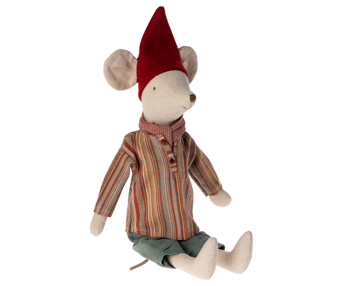 Medium Christmas Mouse, Boy - Scarf - HoneyBug