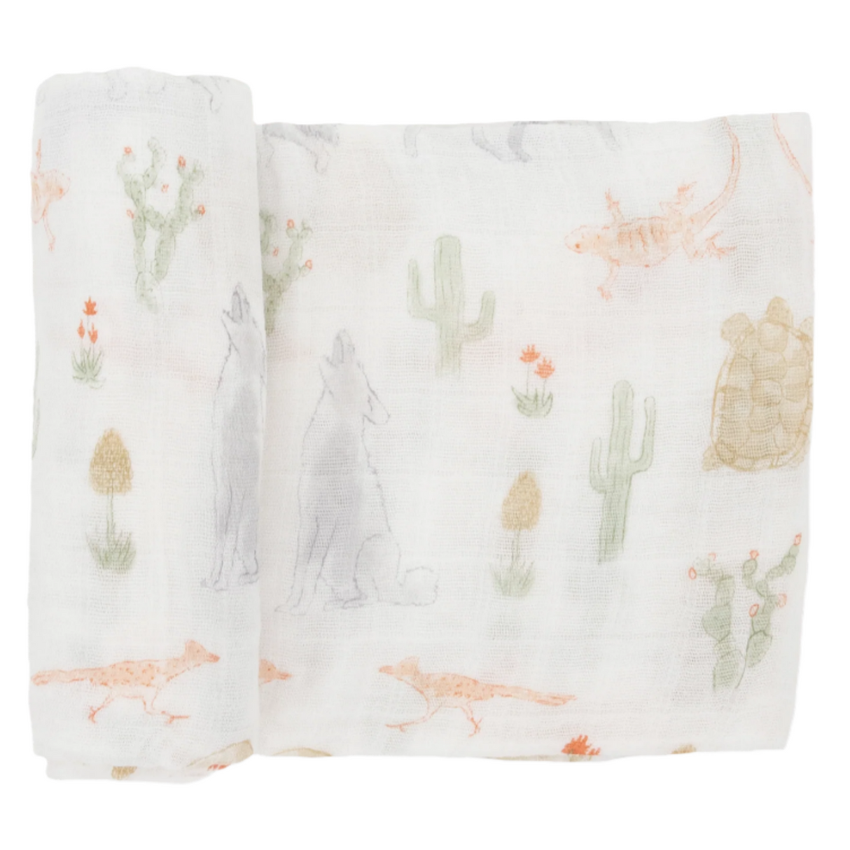 Cotton Muslin Swaddle Blanket - Desert Night - HoneyBug
