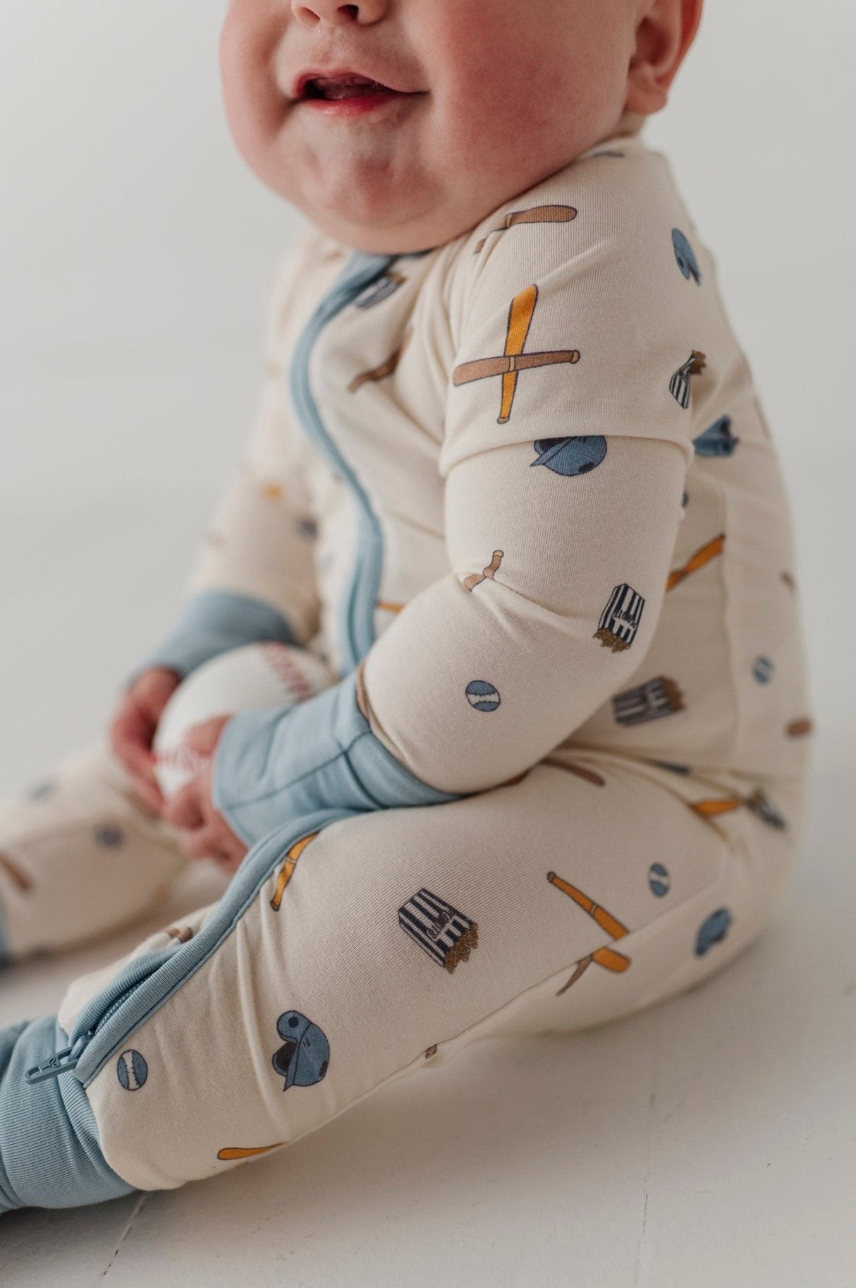 Baby Long Sleeve Zip Romper