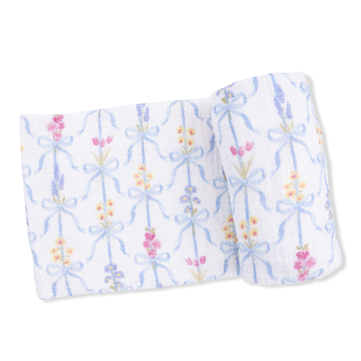 Ribbon Bouquets - Swaddle Blanket