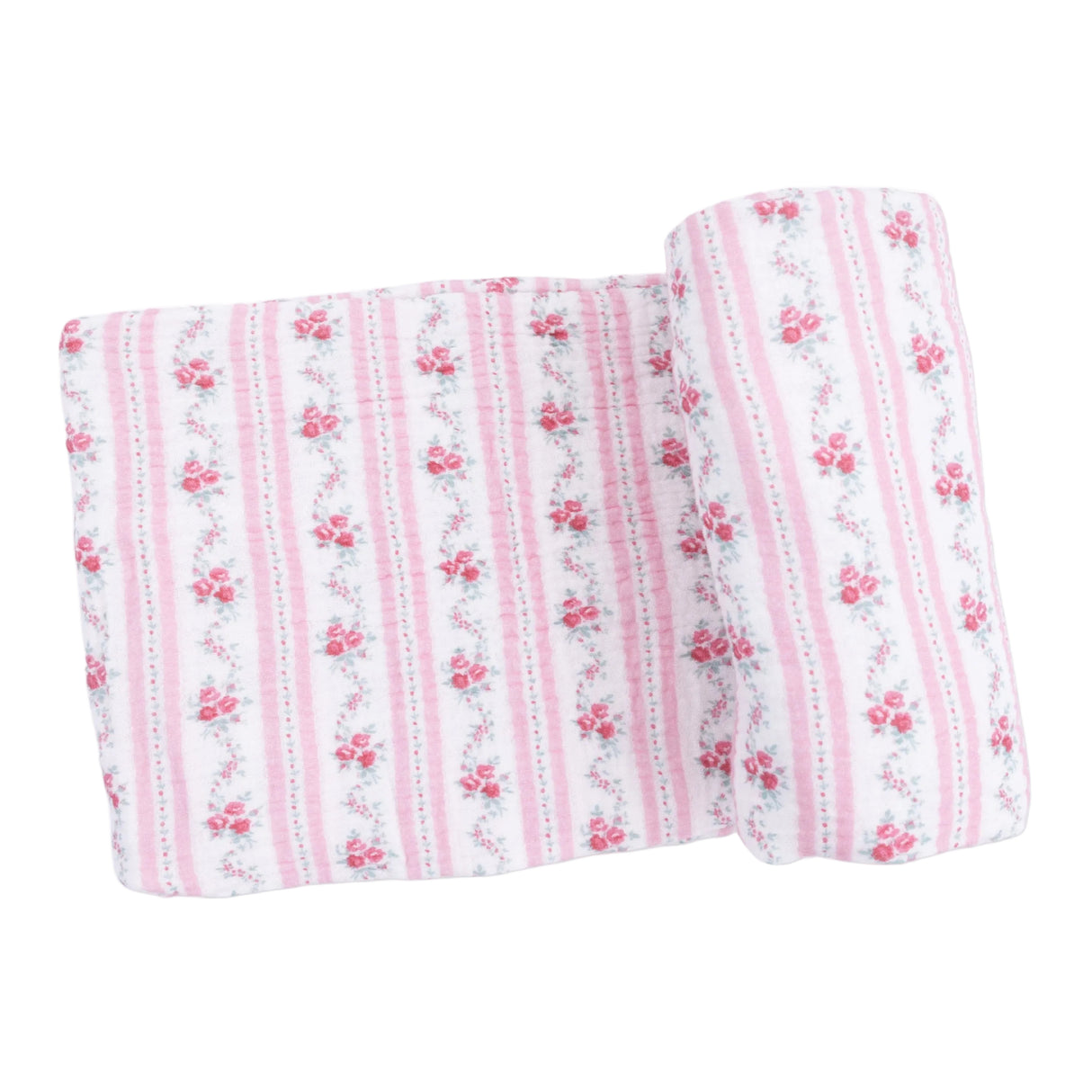 Winding Roses Stripe - Swaddle Blanket