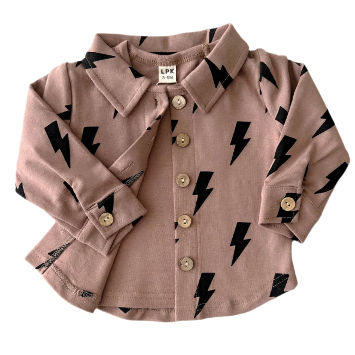 Shacket | Mocha Bolts - HoneyBug