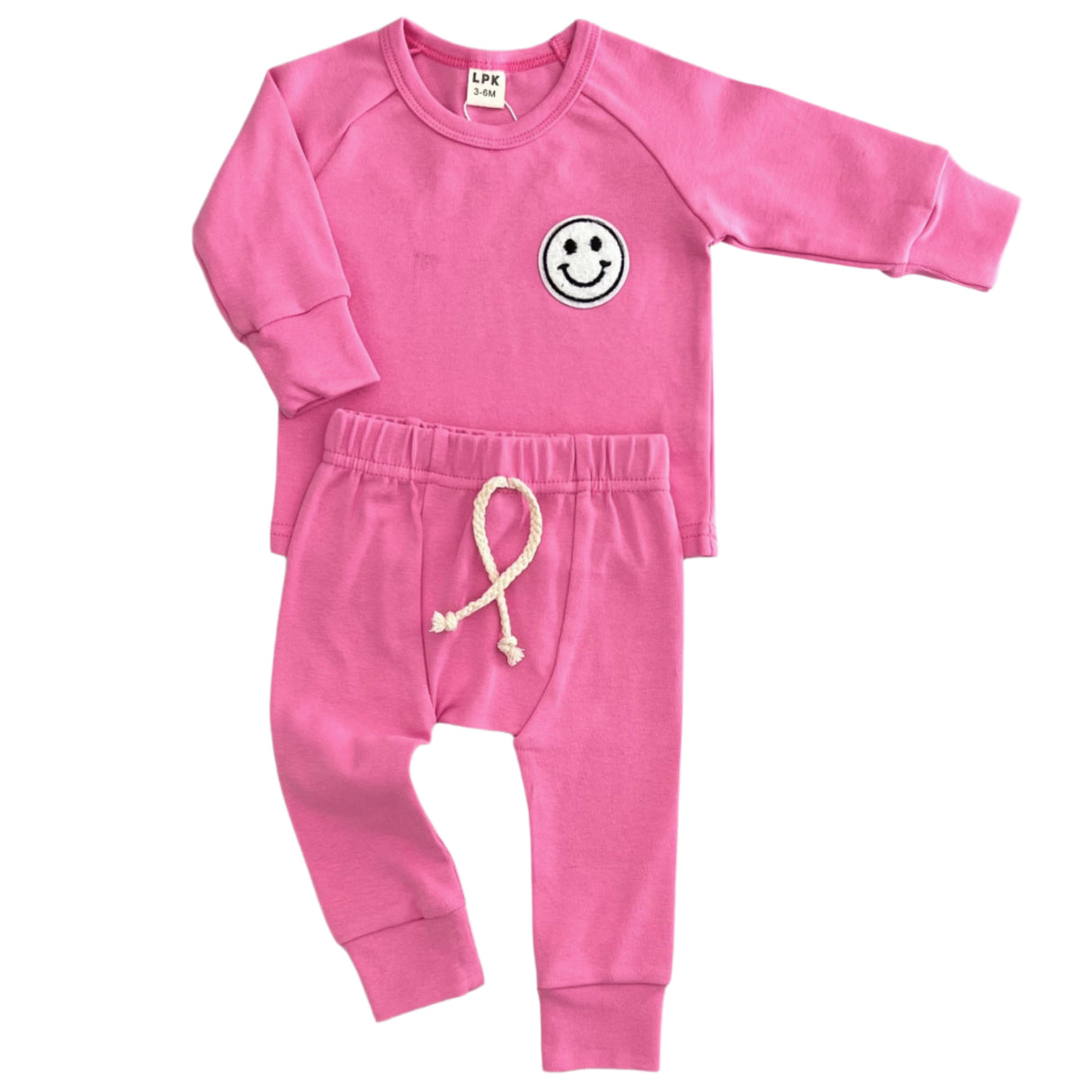 Lounge Set | Smiley Bubble Gum - HoneyBug