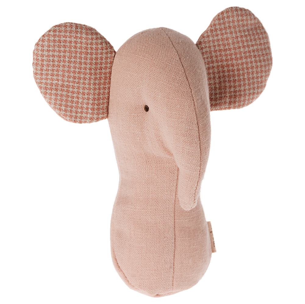 Lullaby Friends Rattle - Elephant - Rose - HoneyBug