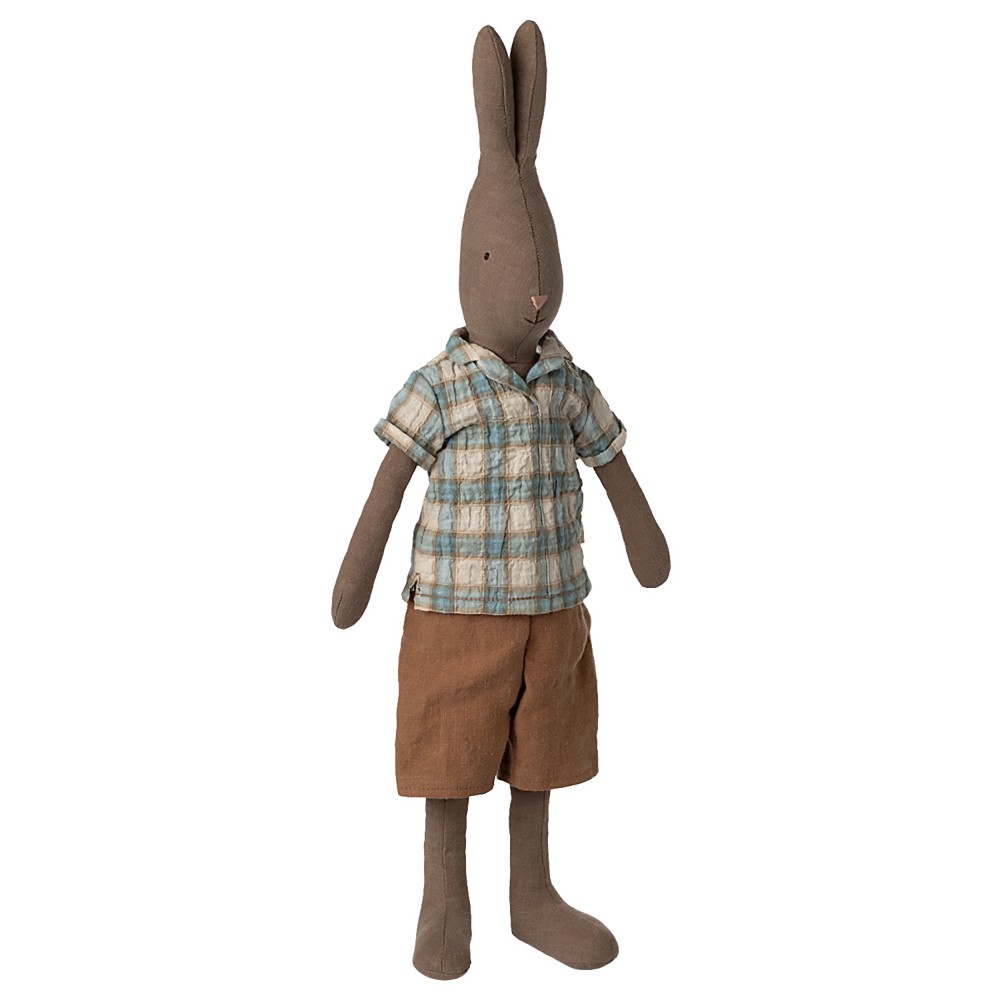 Rabbit Size 3 - Brown - Shirt and Shorts - HoneyBug