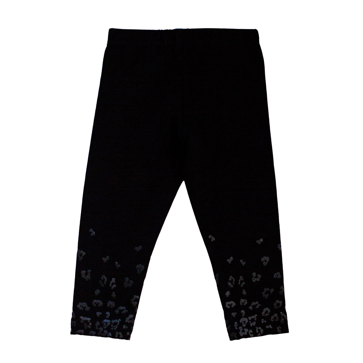 Black + Black Leopard Leggings - HoneyBug