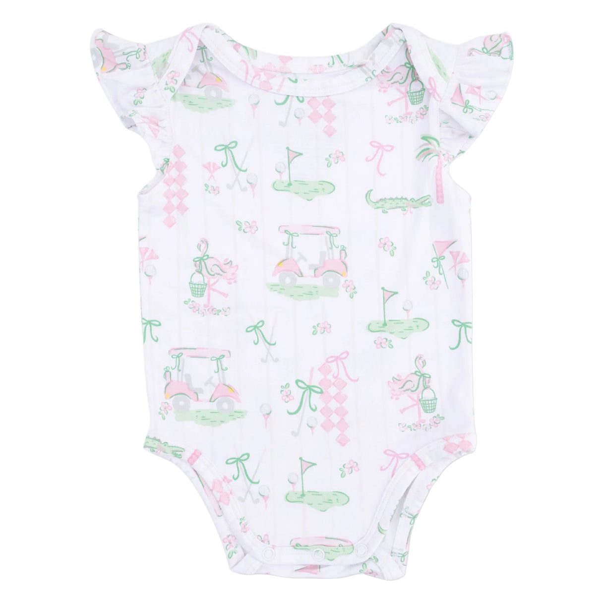 Pretty Golf - Ruffle Sleeve Bodysuit