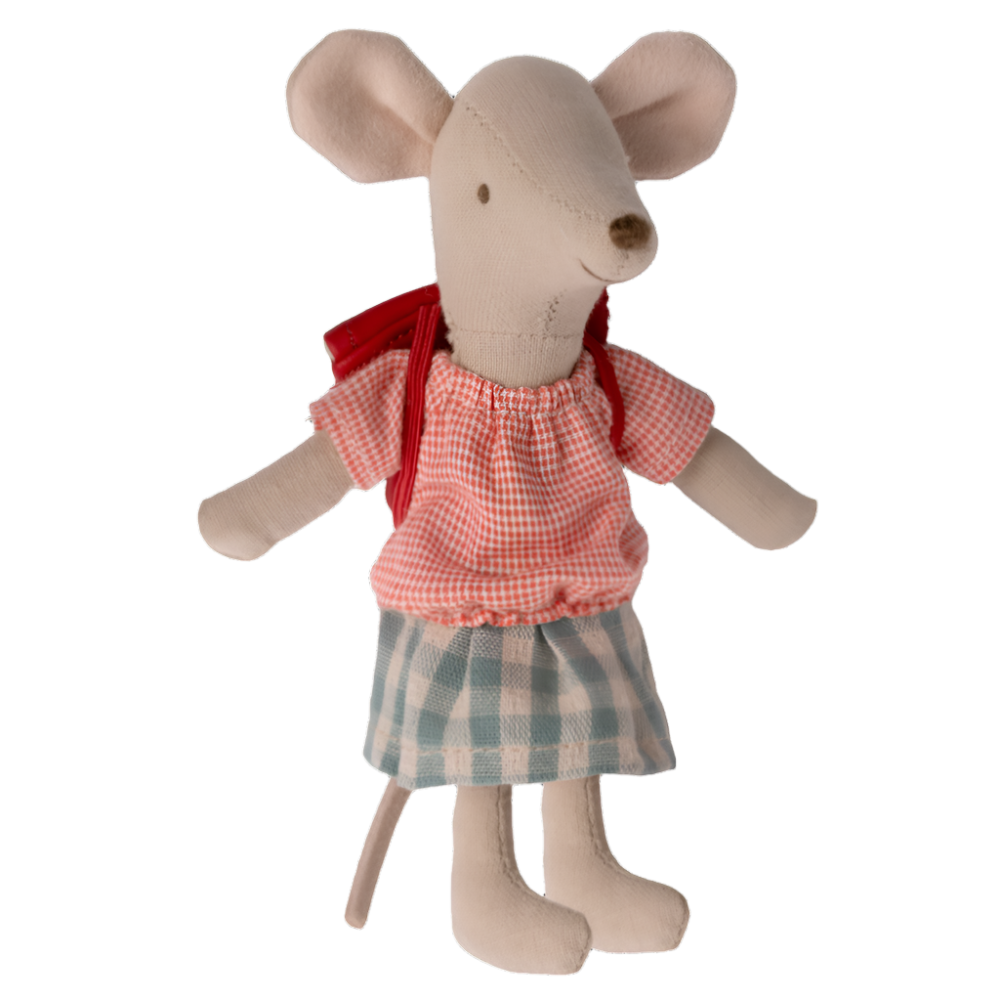 Tricycle Mouse, Big Sister - Red - HoneyBug